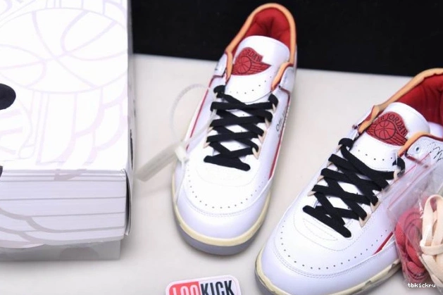 Reps TBK Retro White Jordan Red Off-White Low SP DJ4375-106 2 0713